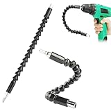 HZACHYX universal metal flexible shaft electric drill connecting shaft bending extension rod electric drill electric screw flexible shaft hose 2PC