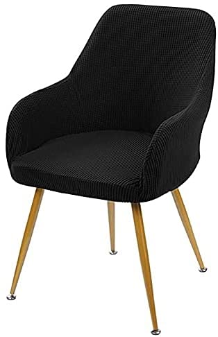 Armlehne Stuhlhussen 2/4er Set Stretch Stuhlbezug sitzflache stuhlbezug, weiB/grau/beige Abnehmbare Waschbar, für Haushalt & Wohnen Hochzeit, Hotel, Partys Deko (Color : H, Size : 1PCS) Cover