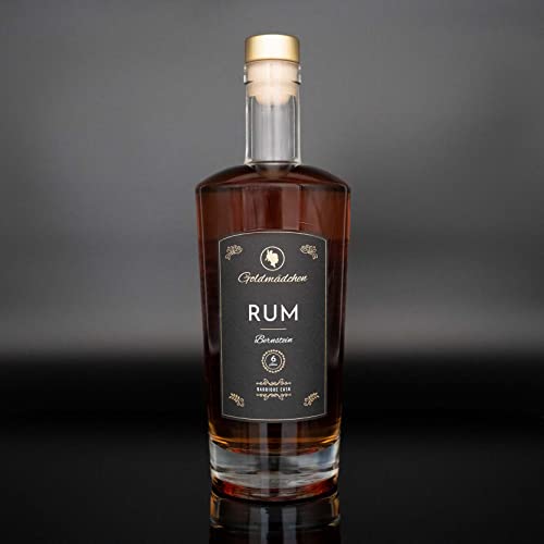 Goldmädchen Rum Bernstein | Premium Rum aus Bio-Zuckerrohrmelasse | Gereift in 6 Fässern | Weich mit Aromen von Vanille & Karamell | 42% Vol. | 500ml – Bild 7