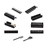 Kit para Hacer Sushi de 11 Piezas - Juego de Rollos de Sushi de Bricolaje con 8 Formas, Cuchillo de Sushi, Tenedor y...