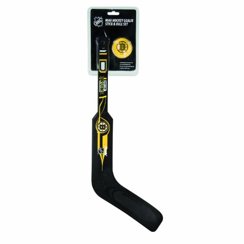 Franklin Sports NHL Boston Bruins Team Mini Hockey Goalie Stick Set