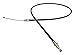 Crown Automotive J3239949 Brake Cable Assembly, black unpainted