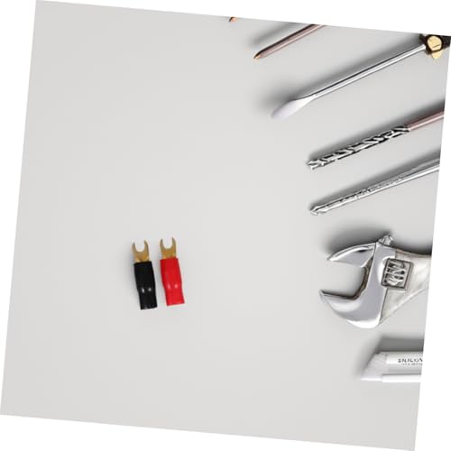 Adaptadores de cable de altavoz de calibre chapado y conectores de crimpado de pala 4