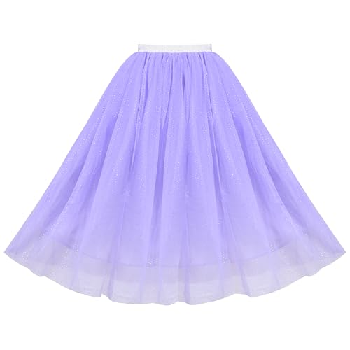 Image of Sunny Fashion Girls Dress 2PC Set White Floral Lace Glitter Tulle Skirt 3 /4 Sleeve