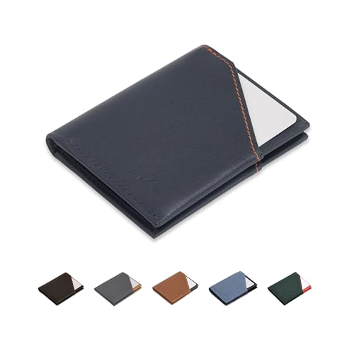 ROIK Cartera Cuero Hombre RFID, Cartera Piel Pequeña y Compacta 10 Tarjetas y...