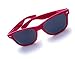Sunglasses Classic 80’s Vintage Style Design (Neon Pink)