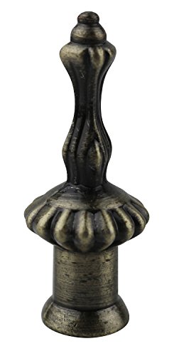 Image of Urbanest Markington Lamp Finial, 2-inch Tall, Antique Brass