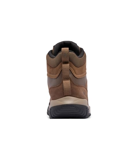 Columbia Columbia Men's Burnsider Waterproof Hiking Boot, Dark Brown/Dark Mountain, 11