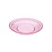Villeroy und Boch - Boston col. Talerz sałatkowy różowy, dekoracyjny talerz do sałatek i deserów z różowym akcentem, szkło kryształowe