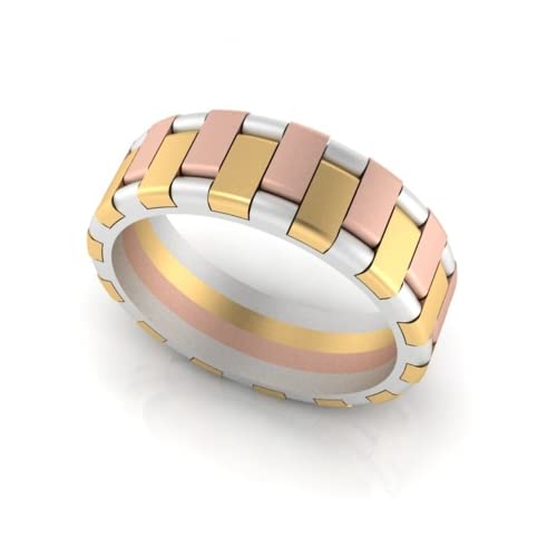 18KT (750) Yellow Gold Ring For Men_H-004-G