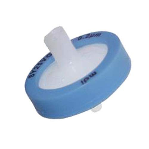 mdi SYVG0302MNXX104 Pvdf Membrane Syringe Filter with Micro Gassfiber Pre-Filter, Non Sterile, Female Luer-Lock Inlet, Male Luer Slip Outlet, 13 mm Diameter (Pack of 100)