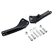 XFMT Black Passenger Foot Peg Support Kit For Harley Dyna Super Glide Street Bob 2006-2017