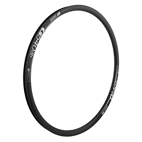 DT Swiss RG540DBBK32700 jante 32 trous noir pour montage de roue de vélo