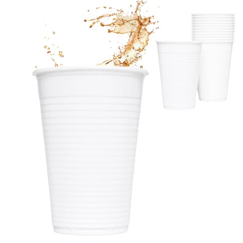 Enpack - Einweg Plastikbecher 200ml- Trinkbecher 1000 Stück - optimal geeignet für Camping, Picknick oder Festival - Kunststoffbecher verwendbar als Camping Becher, Party Zubehör etc.