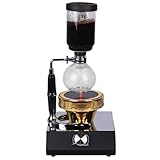Bxzzuis サイフォン式コーヒーメーカー サイフォンコーヒーヒーター ポータブルハロゲンビームヒーター バーナー 赤外線加熱 ステンレススチール 家庭用キッチンバーナー サイフォンヒーター コーヒー抽出用 ミニデスクトップ 軽量 耐久性のあるコーヒーヒーター (シングルヘッド)