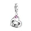 Koala Heart Shaped Charms