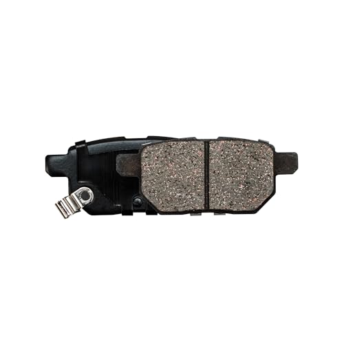 Image of Detroit Axle - Rear Brake Pads for Toyota Matrix Corolla Yaris Prius Prime AWD-e, Pontiac Vibe, Scion tC xB, Ceramic Brake Pads w /Hardware Replacement