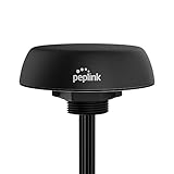 Peplink Cellular and WiFi Antenna Mobility 40G | 5G/LTE Ready 4x4 MIMO Multi Band External Router Computer Networking Antenna System with GPS Receiver | Robust IP68 Rating | QMA Connector, Black