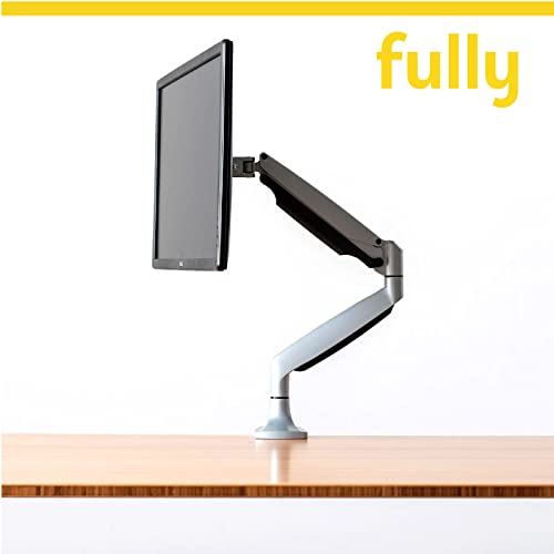 Image of Fully Jarvis Monitor Mounting Arm - fits up to 32 inch Computer Display (Single, Black)
