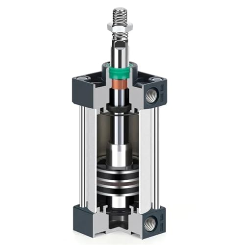 Vérin pneumatique SC double effet alésage course réglable 200