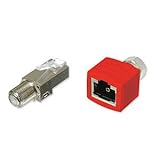 XMultiple Snap-in Coax Male to Female Combo Kit Red XRJAX 7101-R