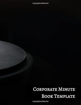 Corporate Minute Book Template