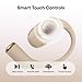 Linsoul Kiwi Ears Spark OWS Open Ear Wireless Earbuds, Bluetooth 5.2 Gaming Earbuds, with Silicone Earhook, 21H Playtime, Wireless Charging for Sports Workout Running