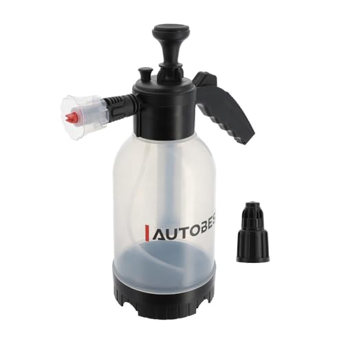 Autobest Pulvérisateur à Pression 2 litres - 2 Buses Lavage et Propulsion de Mousse