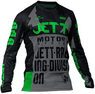 Camisa Motocross Jett Factory Edition 3 Verde G