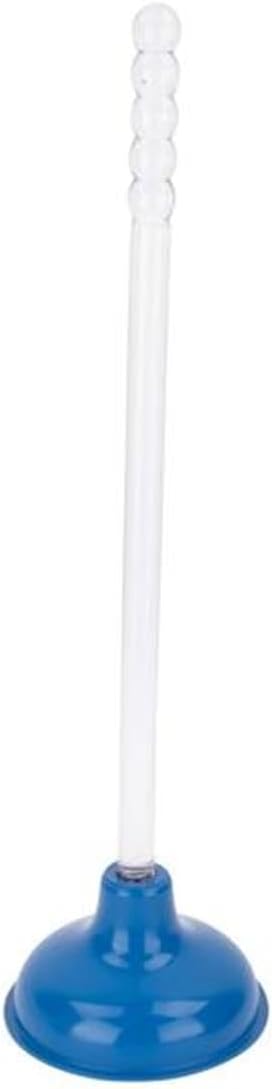 19 in. Toilet Plunger Handle, Blue - Pack of 4