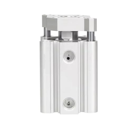 Cilindro neumático compacto CQMB50 de perfil delgado y vástago guía integrado