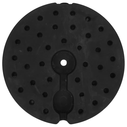 Bloque de peso para base de lámpara de pie negro de plástico con diseño moderno para oficina