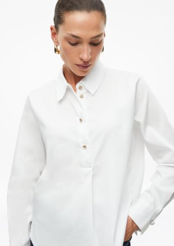 s.Oliver Bernd Freier gmbh & co. kg/s.Oliver 2181247 Chemisier à Manches Longues pour Femme, Blanc, 42 – vue 3