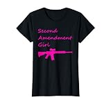 Womens Second Amendment Girl 2A Libertarian pro gun Conservative T-Shirt
