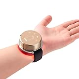 Wearable Red Light Therapy Device Module: 650nm Red 850/940nm Infrared, Skin Sensor, Rechargeable, 4-Mode for Full Body: Wrist, Hand, Elbow, Knee, Foot, Ear, Throat, Neck, Back, Muscle, Joint