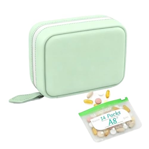 Pilulier de voyage étanche en silicone idéal pour le rangement de vos médicaments