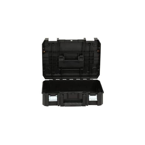Image of DEWALT Tool Box TSTAK II, 13 In. Flat Top Tool Storage Case, Stackable Organizer Hard Case Portable Toolbox, Heavy Duty, Holds Up To 66 lbs (DWST17807) (Pack of 4)