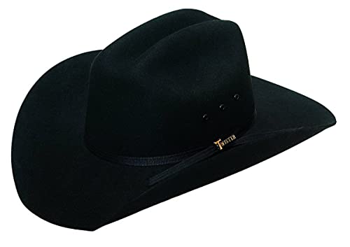 M & F Western Boys' Wool Felt Cattleman Cowboy Hat Black X-Large