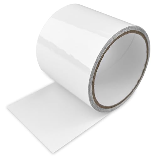 Lectorias Cinta de tela (8 cm x 5 m) Cinta Americana, Celo Transparente Extrafuerte Cinta Reparar Toldos Reparación Carpas,...