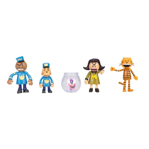 Dog Man 2.5 Inch Figures 5-Pack Multipack from Jakks Pacifics Wave #3
