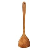 Wooden Cooking Spatula, Spatula Wooden Utensil Cooking Wok Rice Long Scoop Kitchen Hand Non-Stick Sh