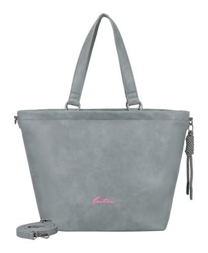 Sac shopper Lou Fritzi aus Preußen grand sac à épaule bleu gris et cabas femme