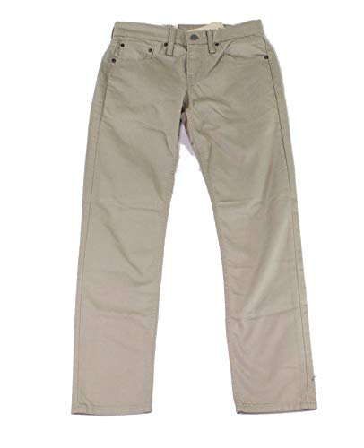 Image of Levi's Men's 511 Slim Fit White Tab Stretch Jean, Timberwolf, 28x30