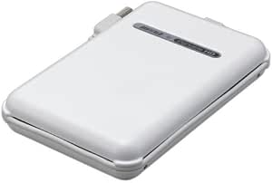 BUFFALO TurboUSB/耐衝撃/巻きピタケーブル収納 USB2.0用 ポータブルHDD 250GB ホワイト HD-PF250U2-WH