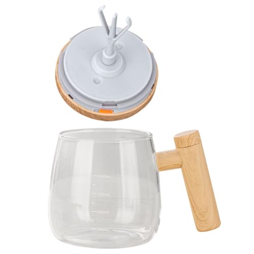 FUNOMOCYA Self Stirring Coffee Mug Electric Mixing Cup Heat Resistant Material for Tea Milk Easy to Clean Leakproof Lid