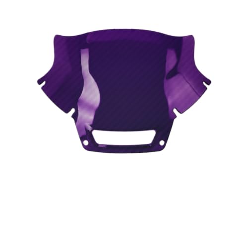 Pare-brise moto violet contre le vent de face pour Harley Low Rider ST