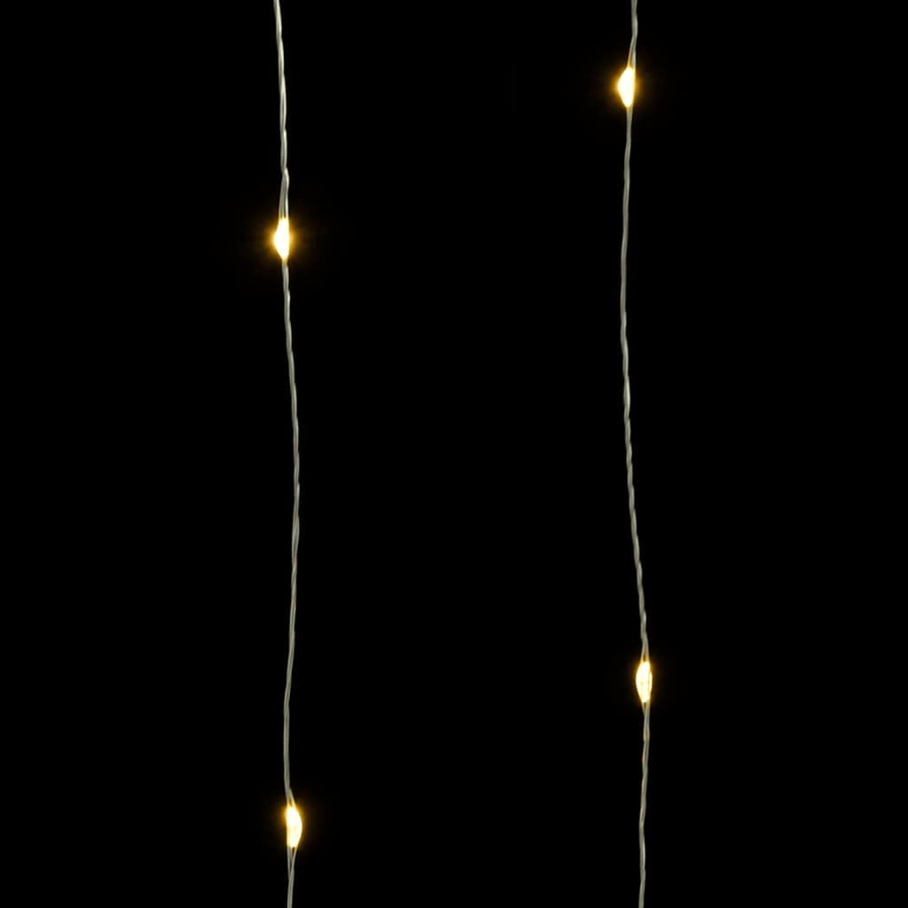 lucine,luci da esterno a batteria,filo,catena luminosa esterno,Stringa LED con 150 Luci LED Bianco Caldo 15 m PVCIdeal für Weihnachtsfeiern, Wandambiente