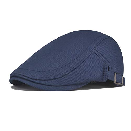 Fasbys Gorra plana de algodón para hombre Ivy Gastby Cabbie Hat ajustable Newsboy Boinas Sombreros