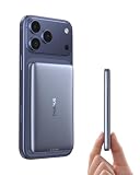Baseus Picogo AM41 Power Bank, 10000mAh Qi2 Magsafe Powerbank 15W Wireless, Ultra Slim, Ricarica Rapida PD 27W, Magnetico Batteria Esterna per iPhone 17/16/15/14/13/12, Grigio