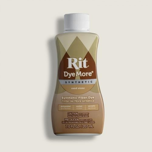 Synthetic Fibre Dye, Liquid, for Polyester, Nylon and Acrylic, 207ml, Multiple Colours (Sand Stone)